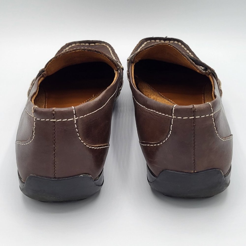 Natural Soul by Naturalizer CRAVER Brown Leather Loafer SZ 7 - Picture 4 of 13